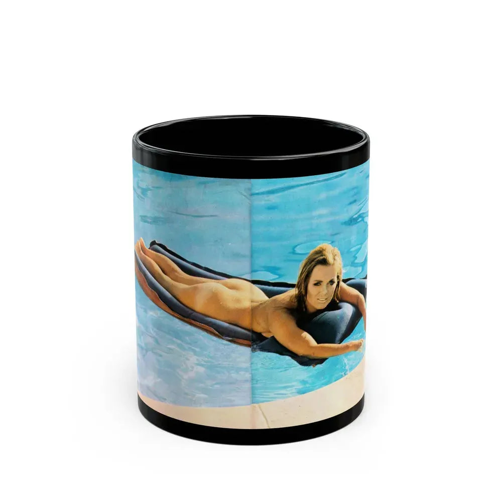 Julie Ege #204 (Vintage Female Icon) Black Coffee Mug 11oz - Go Mug Yourself