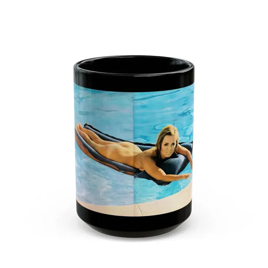 Julie Ege #204 (Vintage Female Icon) Black Coffee Mug 15oz - Go Mug Yourself