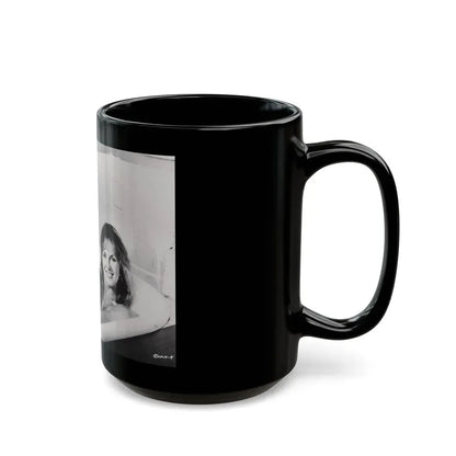 Julie Ege #206 (Vintage Female Icon) Black Coffee Mug - Go Mug Yourself