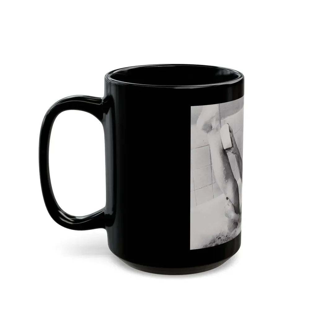Julie Ege #206 (Vintage Female Icon) Black Coffee Mug - Go Mug Yourself