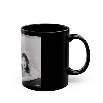 Julie Ege #206 (Vintage Female Icon) Black Coffee Mug - Go Mug Yourself