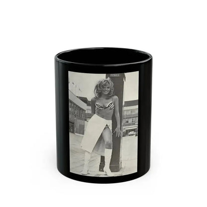 Julie Ege #208 (Vintage Female Icon) Black Coffee Mug 11oz - Go Mug Yourself