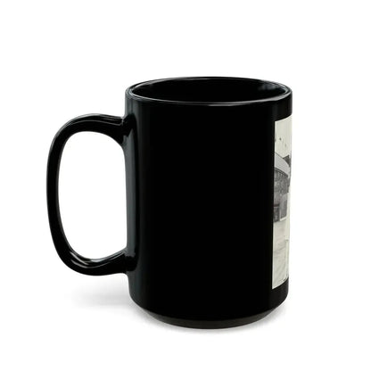 Julie Ege #208 (Vintage Female Icon) Black Coffee Mug - Go Mug Yourself