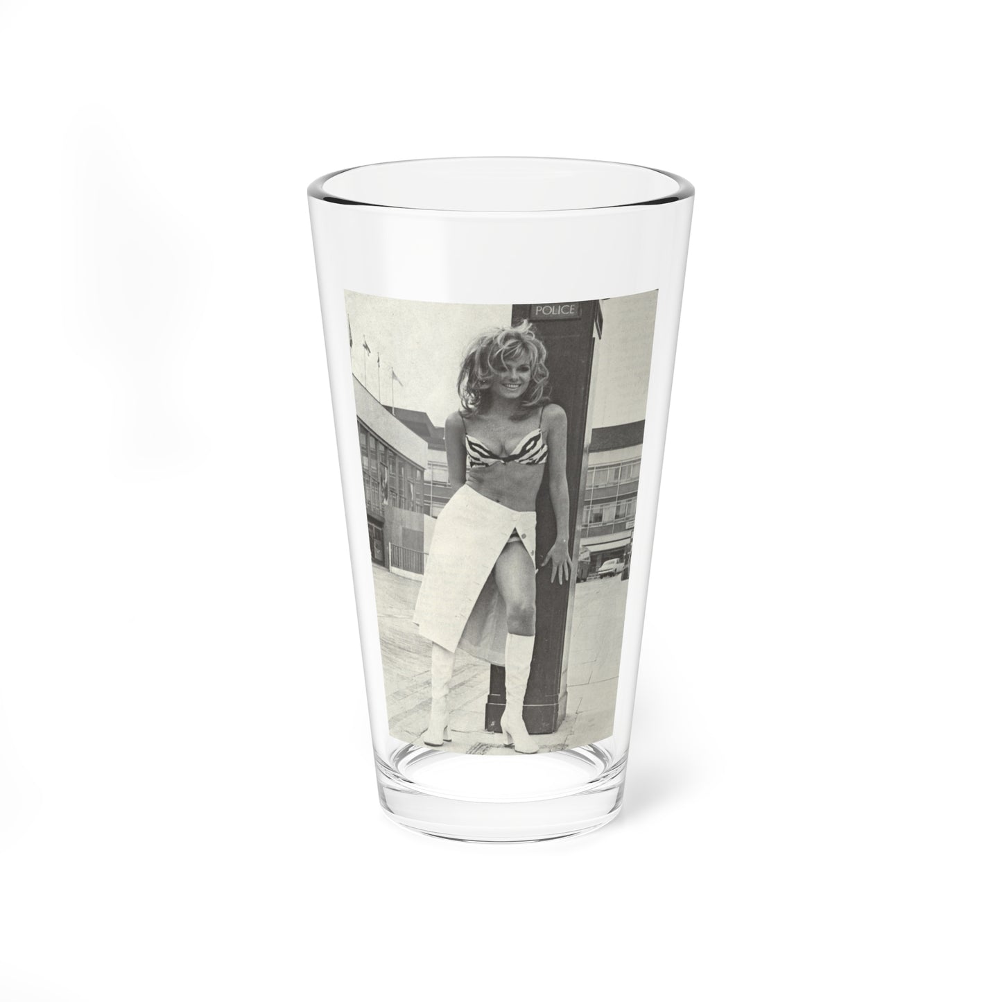 Julie Ege #208 (Vintage Female Icon) Pint Glass 16oz-16oz-Go Mug Yourself