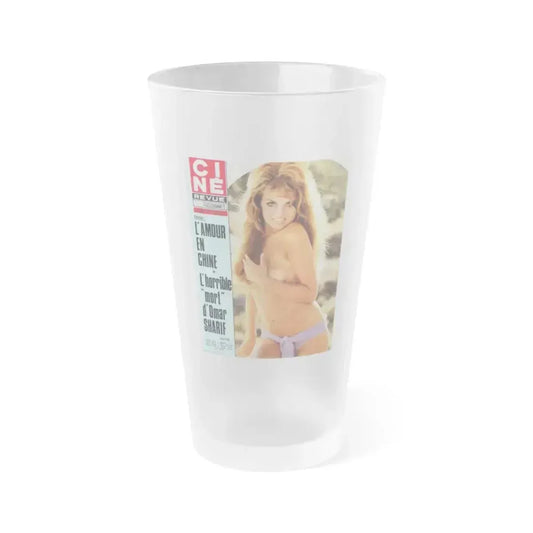 Julie Ege #21 - Mag. Cover (Vintage Female Icon) Frosted Pint Glass 16oz 16oz Frosted - Go Mug Yourself