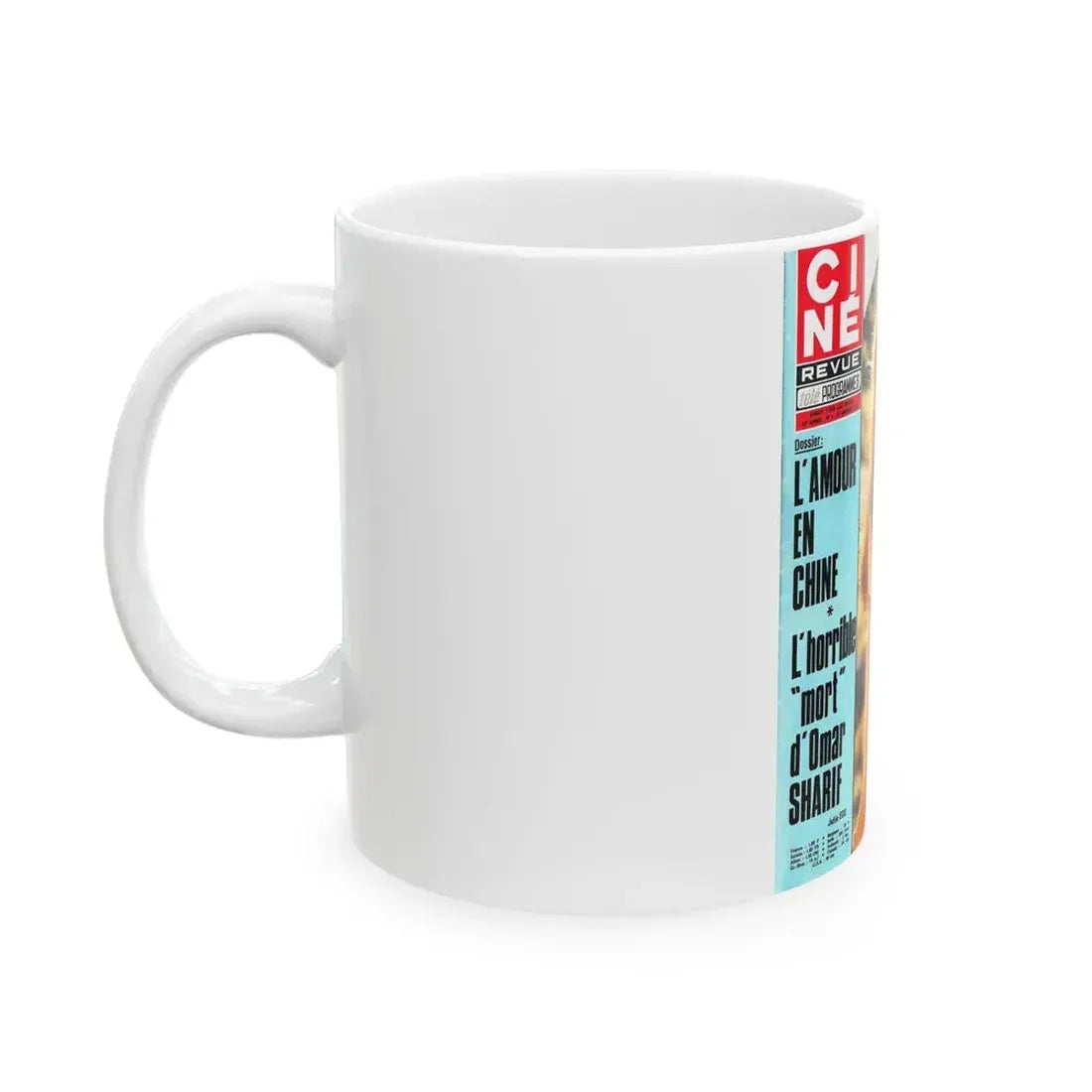 Julie Ege #21 - Mag. Cover (Vintage Female Icon) White Coffee Mug - Go Mug Yourself