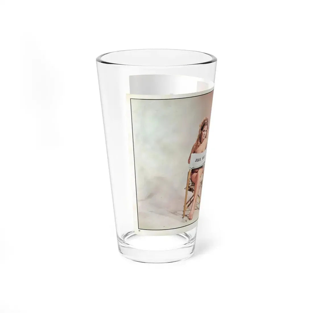 Julie Ege #210 (Vintage Female Icon) Pint Glass 16oz - Go Mug Yourself