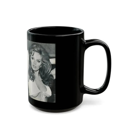Julie Ege #211 (Vintage Female Icon) Black Coffee Mug - Go Mug Yourself