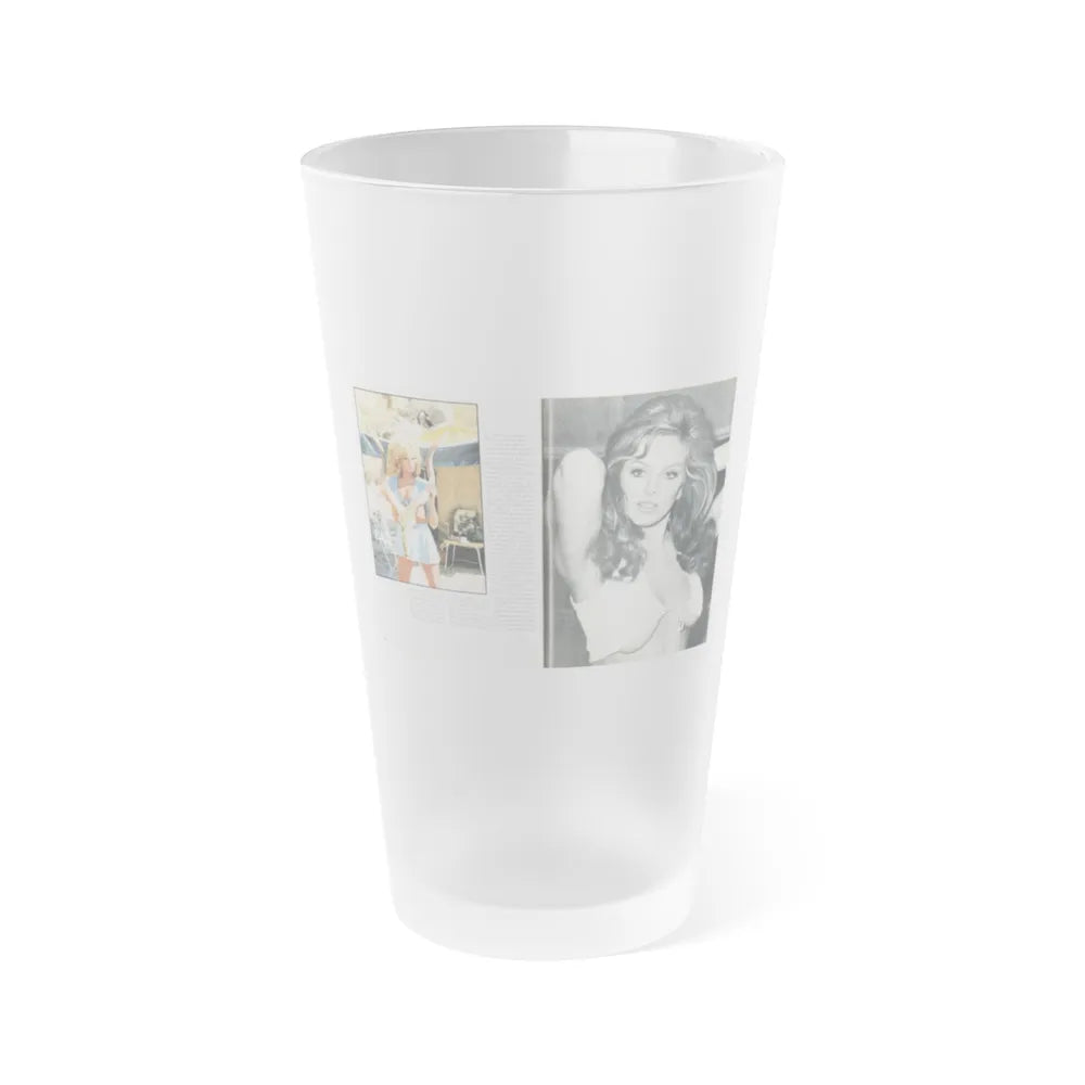 Julie Ege #211 (Vintage Female Icon) Frosted Pint Glass 16oz-16oz-Frosted-Go Mug Yourself