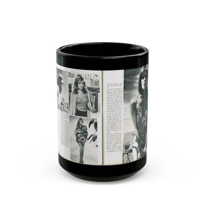 Julie Ege #212 (Vintage Female Icon) Black Coffee Mug 15oz - Go Mug Yourself