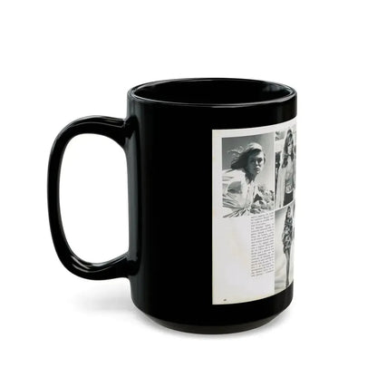 Julie Ege #212 (Vintage Female Icon) Black Coffee Mug - Go Mug Yourself