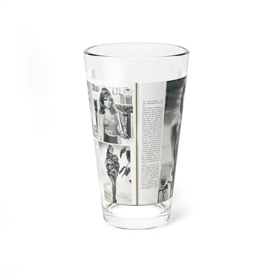 Julie Ege #212 (Vintage Female Icon) Pint Glass 16oz 16oz - Go Mug Yourself