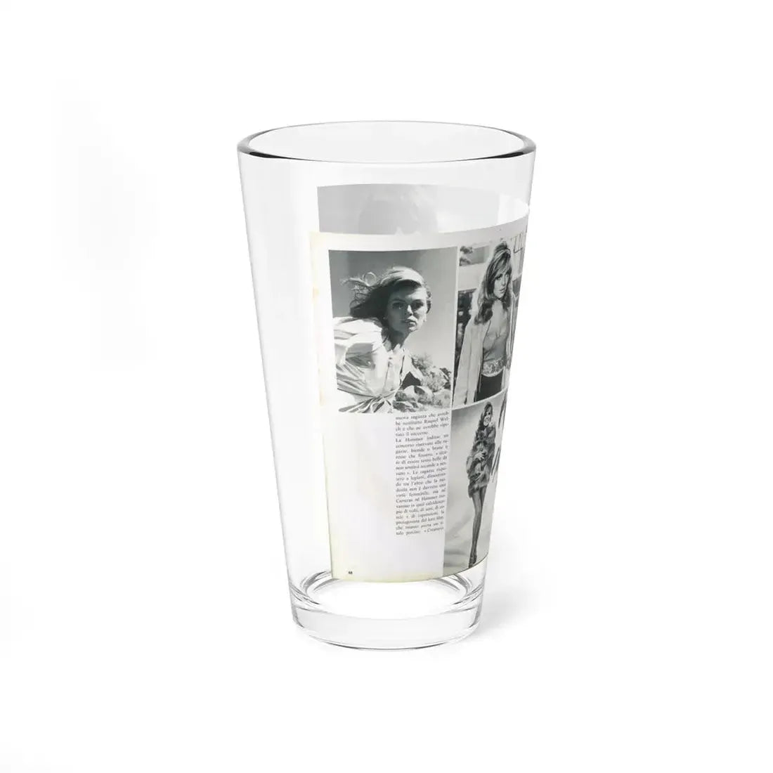 Julie Ege #212 (Vintage Female Icon) Pint Glass 16oz - Go Mug Yourself