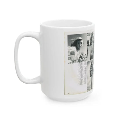 Julie Ege #212 (Vintage Female Icon) White Coffee Mug - Go Mug Yourself