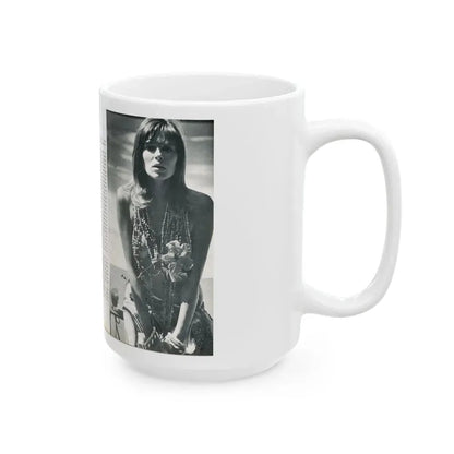 Julie Ege #212 (Vintage Female Icon) White Coffee Mug - Go Mug Yourself