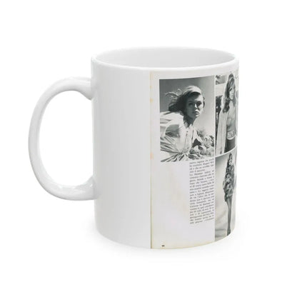 Julie Ege #212 (Vintage Female Icon) White Coffee Mug - Go Mug Yourself