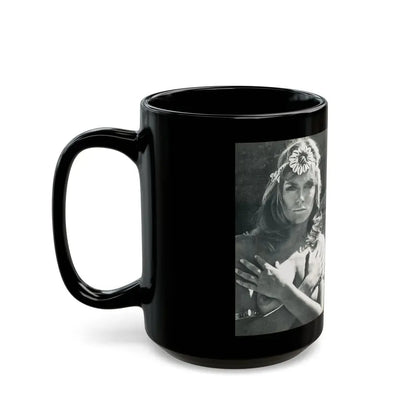 Julie Ege #213 (Vintage Female Icon) Black Coffee Mug - Go Mug Yourself