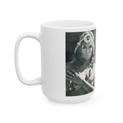 Julie Ege #213 (Vintage Female Icon) White Coffee Mug - Go Mug Yourself
