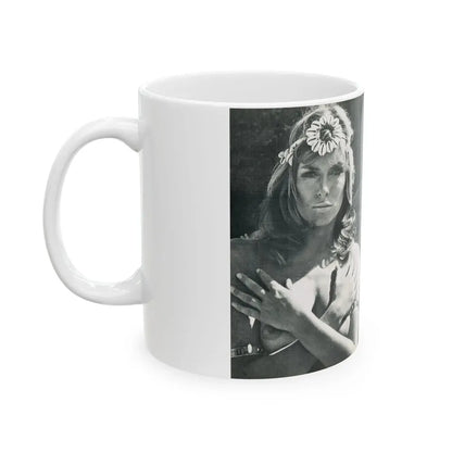 Julie Ege #213 (Vintage Female Icon) White Coffee Mug - Go Mug Yourself