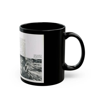 Julie Ege #214 (Vintage Female Icon) Black Coffee Mug - Go Mug Yourself