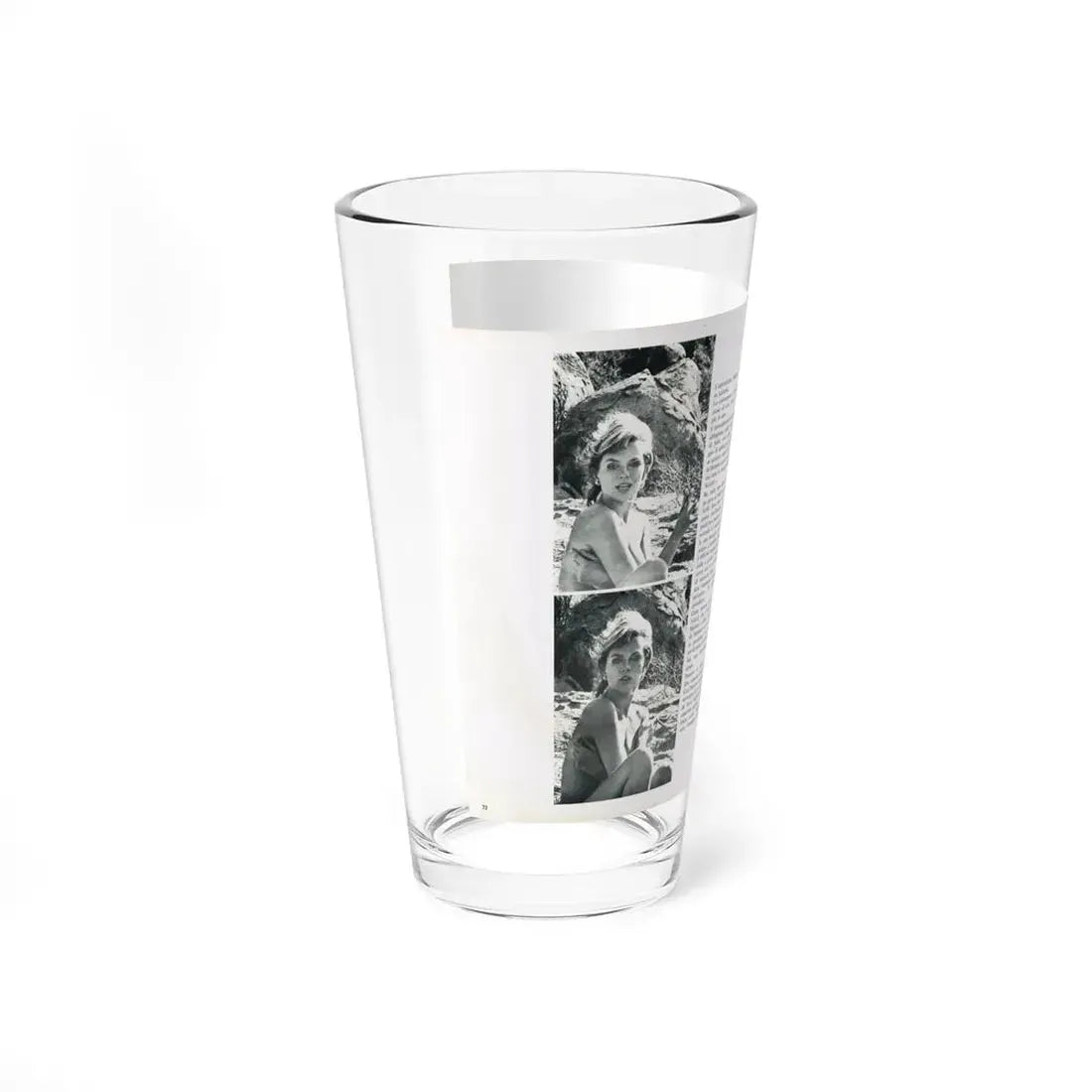 Julie Ege #214 (Vintage Female Icon) Pint Glass 16oz - Go Mug Yourself