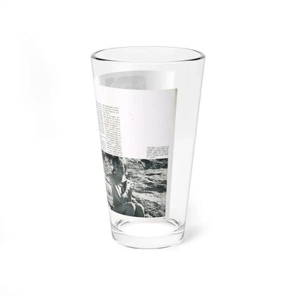 Julie Ege #214 (Vintage Female Icon) Pint Glass 16oz - Go Mug Yourself