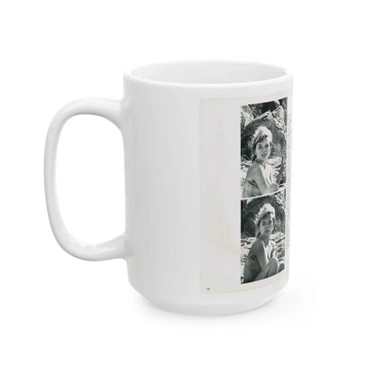 Julie Ege #214 (Vintage Female Icon) White Coffee Mug - Go Mug Yourself