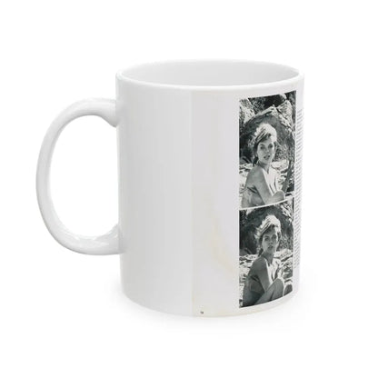 Julie Ege #214 (Vintage Female Icon) White Coffee Mug - Go Mug Yourself