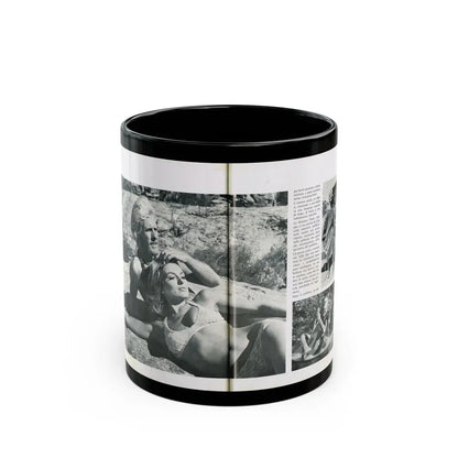Julie Ege #216 (Vintage Female Icon) Black Coffee Mug 11oz - Go Mug Yourself
