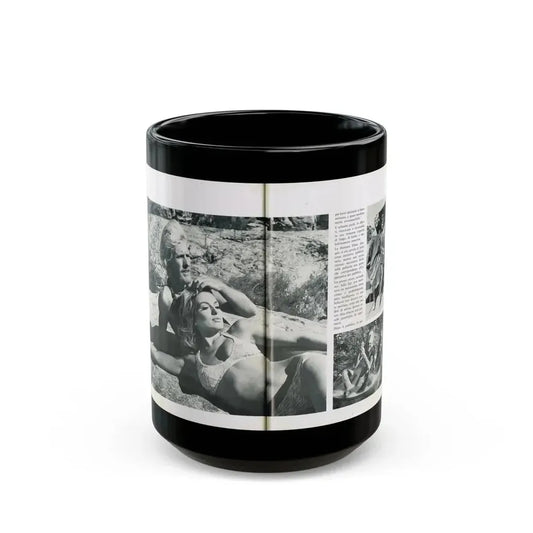 Julie Ege #216 (Vintage Female Icon) Black Coffee Mug 15oz - Go Mug Yourself