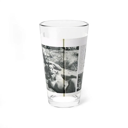 Julie Ege #216 (Vintage Female Icon) Pint Glass 16oz 16oz - Go Mug Yourself