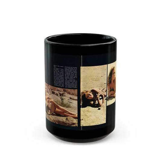 Julie Ege #217 (Vintage Female Icon) Black Coffee Mug 15oz - Go Mug Yourself