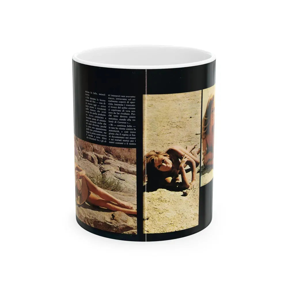 Julie Ege #217 (Vintage Female Icon) White Coffee Mug 11oz - Go Mug Yourself
