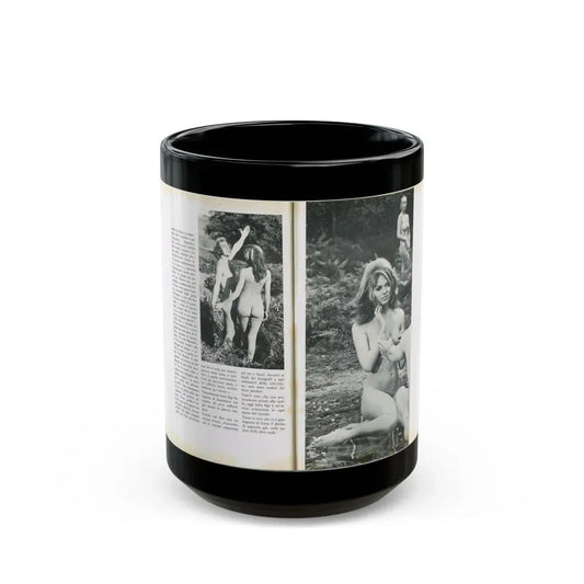 Julie Ege #218 (Vintage Female Icon) Black Coffee Mug 15oz - Go Mug Yourself