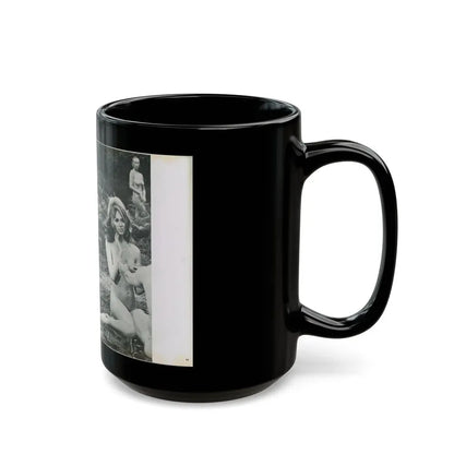 Julie Ege #218 (Vintage Female Icon) Black Coffee Mug - Go Mug Yourself