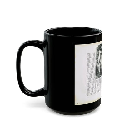 Julie Ege #218 (Vintage Female Icon) Black Coffee Mug - Go Mug Yourself