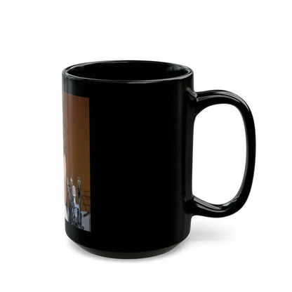 Julie Ege #220 (Vintage Female Icon) Black Coffee Mug - Go Mug Yourself