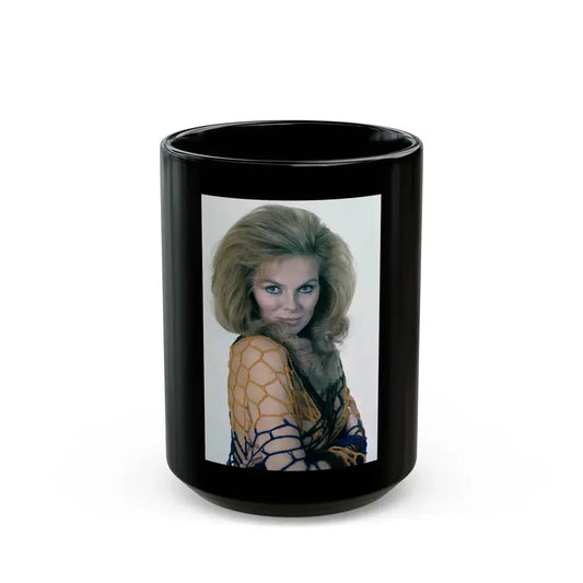 Julie Ege #223 (Vintage Female Icon) Black Coffee Mug 15oz - Go Mug Yourself