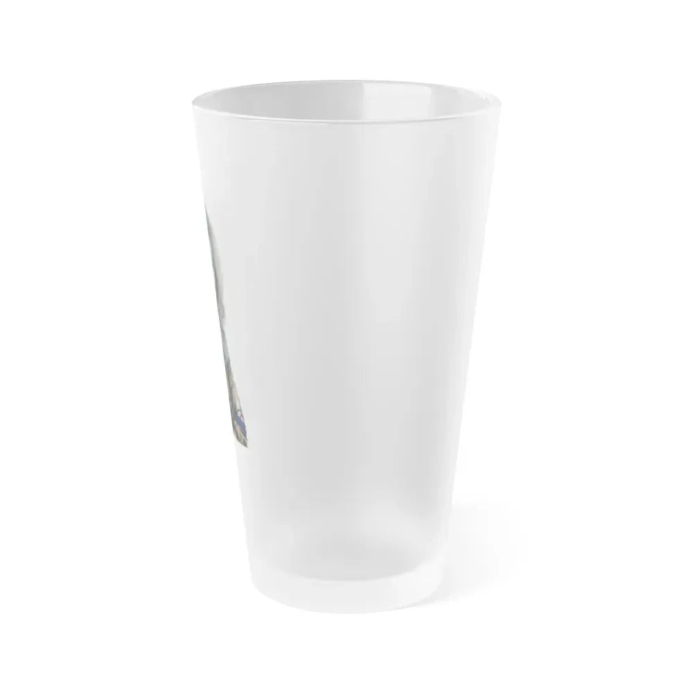 Julie Ege #223 (Vintage Female Icon) Frosted Pint Glass 16oz - Go Mug Yourself