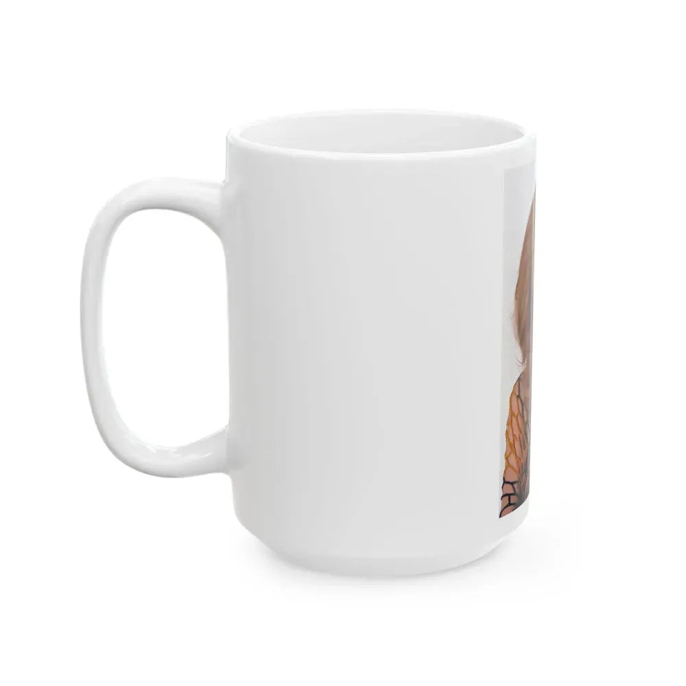 Julie Ege #224 (Vintage Female Icon) White Coffee Mug - Go Mug Yourself
