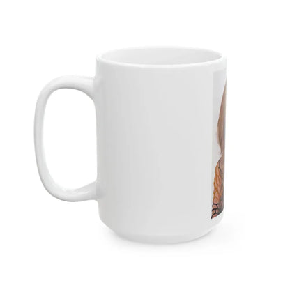 Julie Ege #224 (Vintage Female Icon) White Coffee Mug - Go Mug Yourself