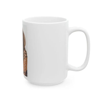 Julie Ege #224 (Vintage Female Icon) White Coffee Mug - Go Mug Yourself