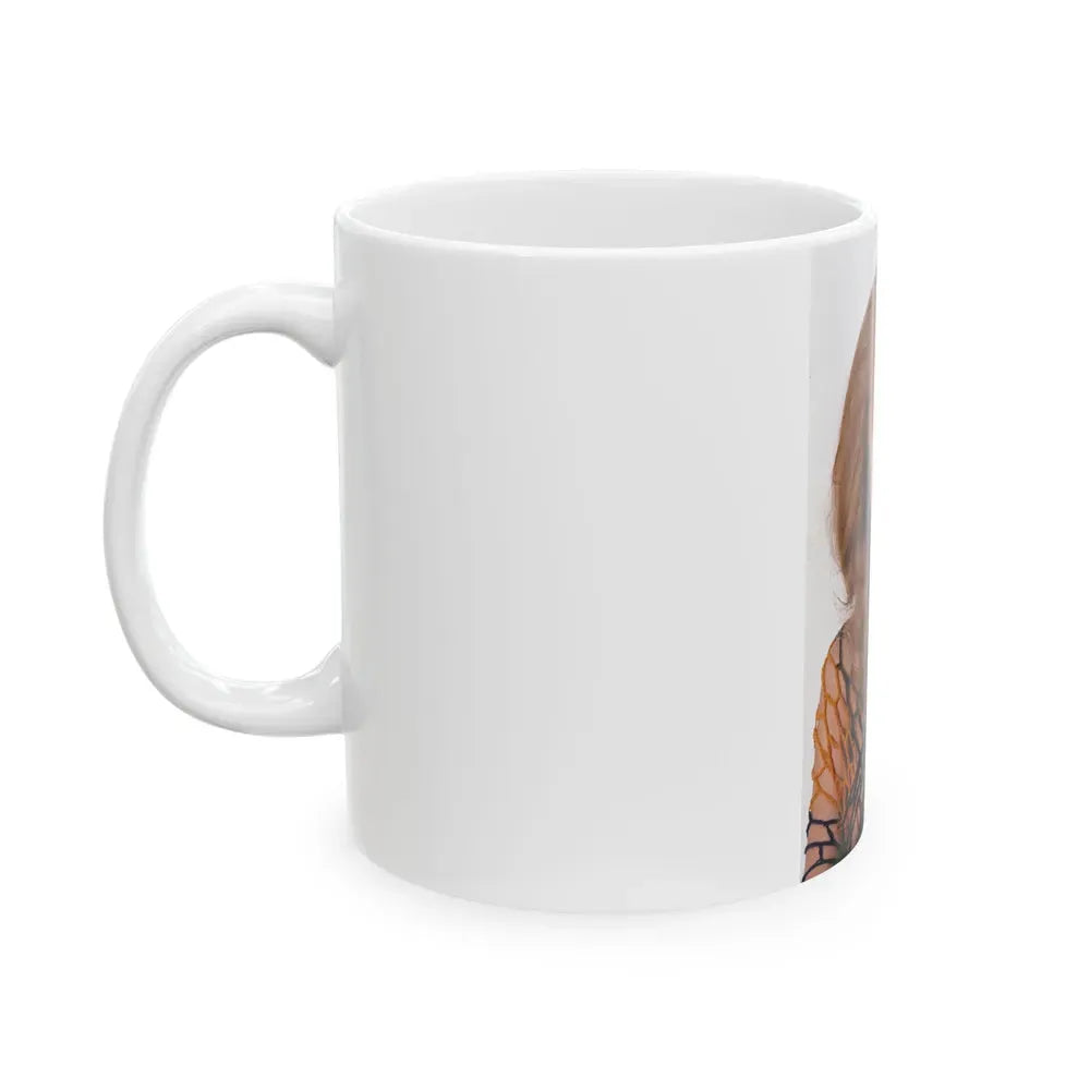 Julie Ege #224 (Vintage Female Icon) White Coffee Mug - Go Mug Yourself