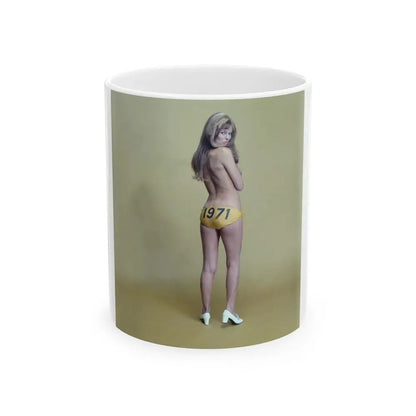 Julie Ege #231 (Vintage Female Icon) White Coffee Mug 11oz - Go Mug Yourself