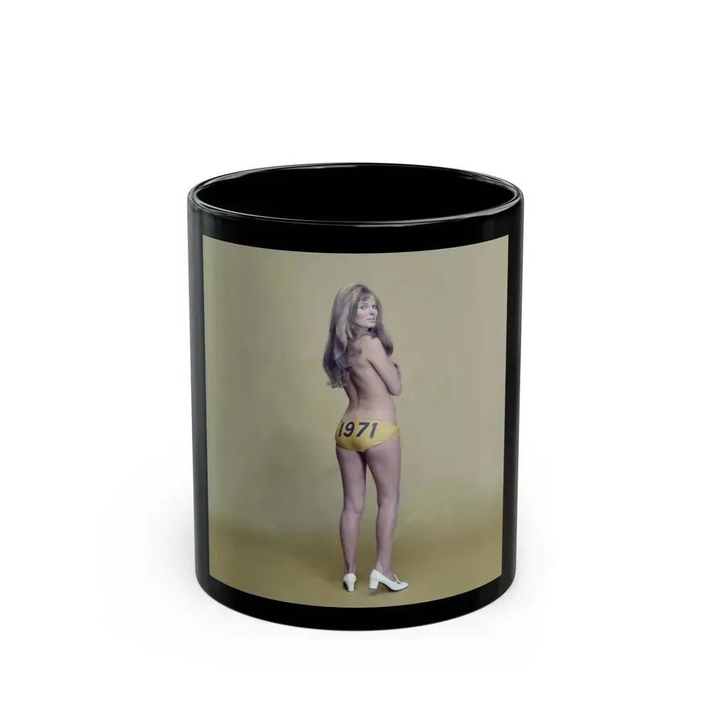 Julie Ege #232 (Vintage Female Icon) Black Coffee Mug 11oz - Go Mug Yourself