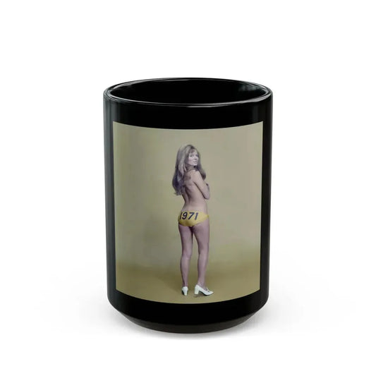 Julie Ege #232 (Vintage Female Icon) Black Coffee Mug 15oz - Go Mug Yourself