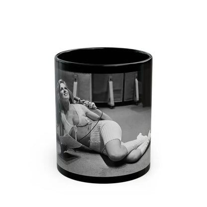 Julie Ege #235 (Vintage Female Icon) Black Coffee Mug 11oz - Go Mug Yourself