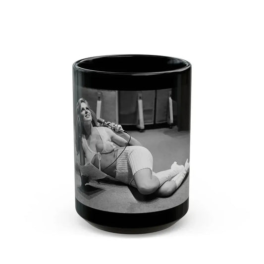 Julie Ege #235 (Vintage Female Icon) Black Coffee Mug 15oz - Go Mug Yourself