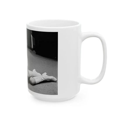 Julie Ege #235 (Vintage Female Icon) White Coffee Mug - Go Mug Yourself
