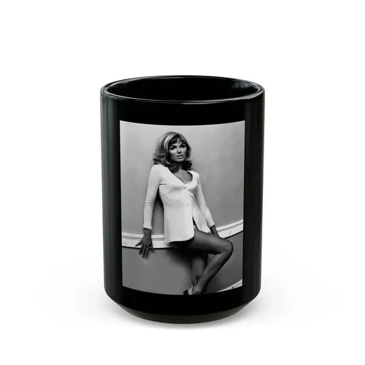 Julie Ege #238 (Vintage Female Icon) Black Coffee Mug 15oz - Go Mug Yourself